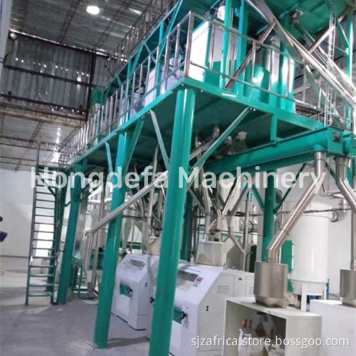 Medium Capacity Wheat Flour Milling Equipment in Africa